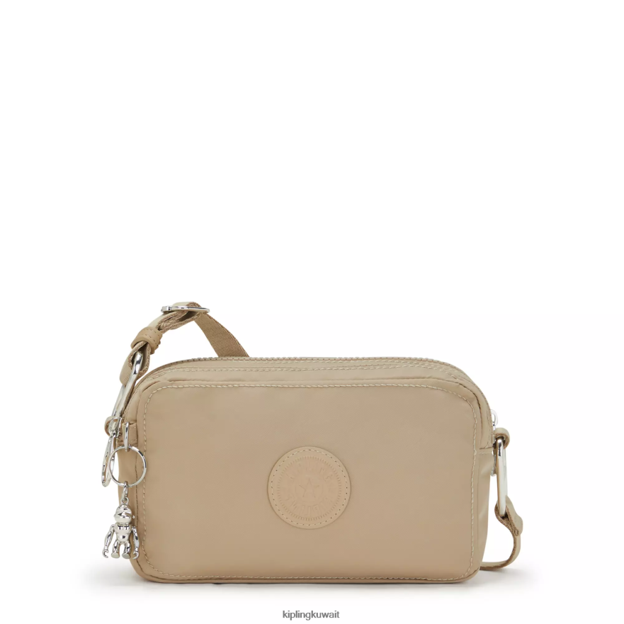 Kipling حقيبة كروس ميلدا نحيف البيج الطبيعي ZR2RH69 حقائب كروسبودي