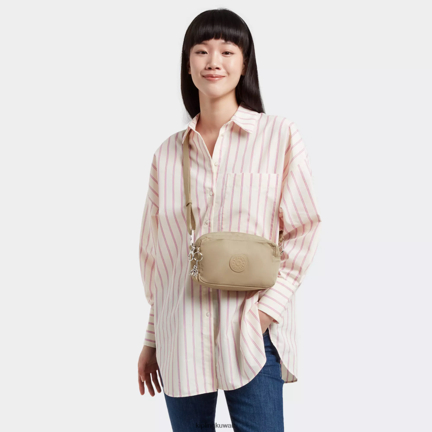 Kipling حقيبة كروس ميلدا نحيف البيج الطبيعي ZR2RH69 حقائب كروسبودي