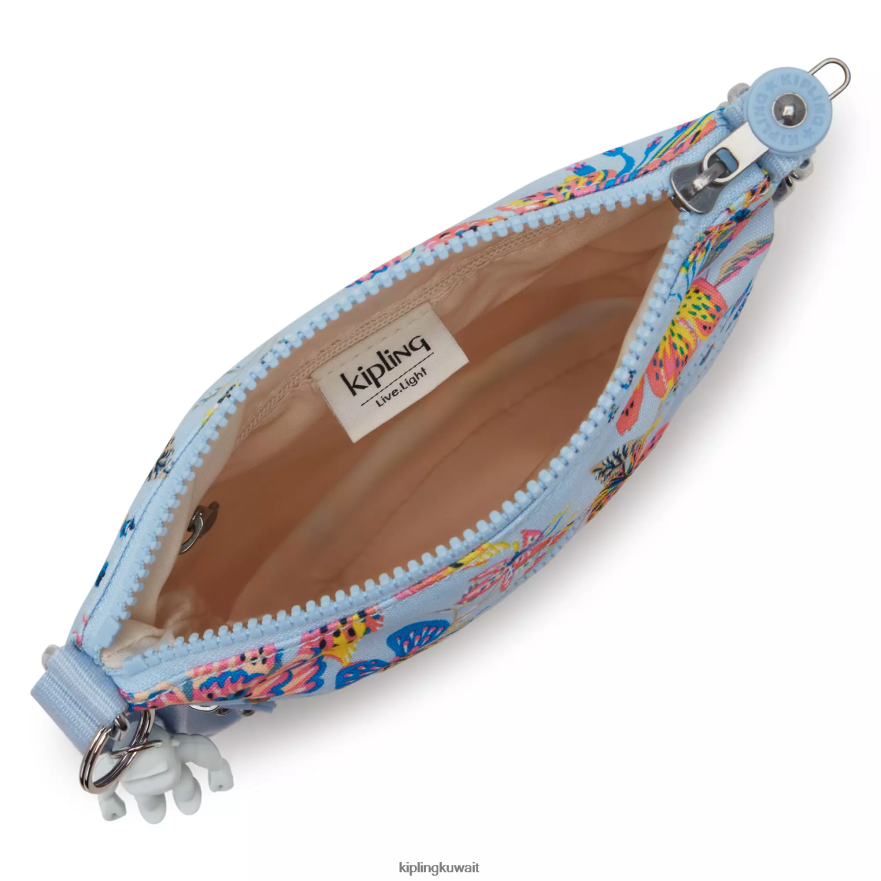 Kipling حقيبة كروس صغيرة بطبعات كيكو نحيف الزهور البرية ZR2RH6 أكياس صغيرة