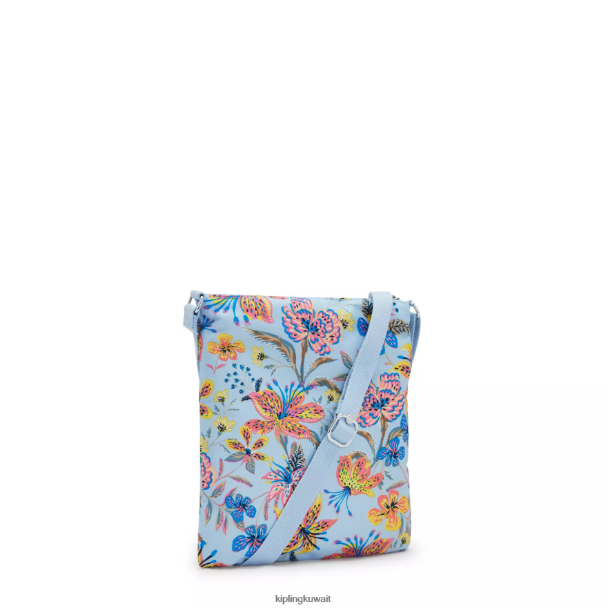 Kipling حقيبة كروس صغيرة بطبعات كيكو نحيف الزهور البرية ZR2RH6 أكياس صغيرة