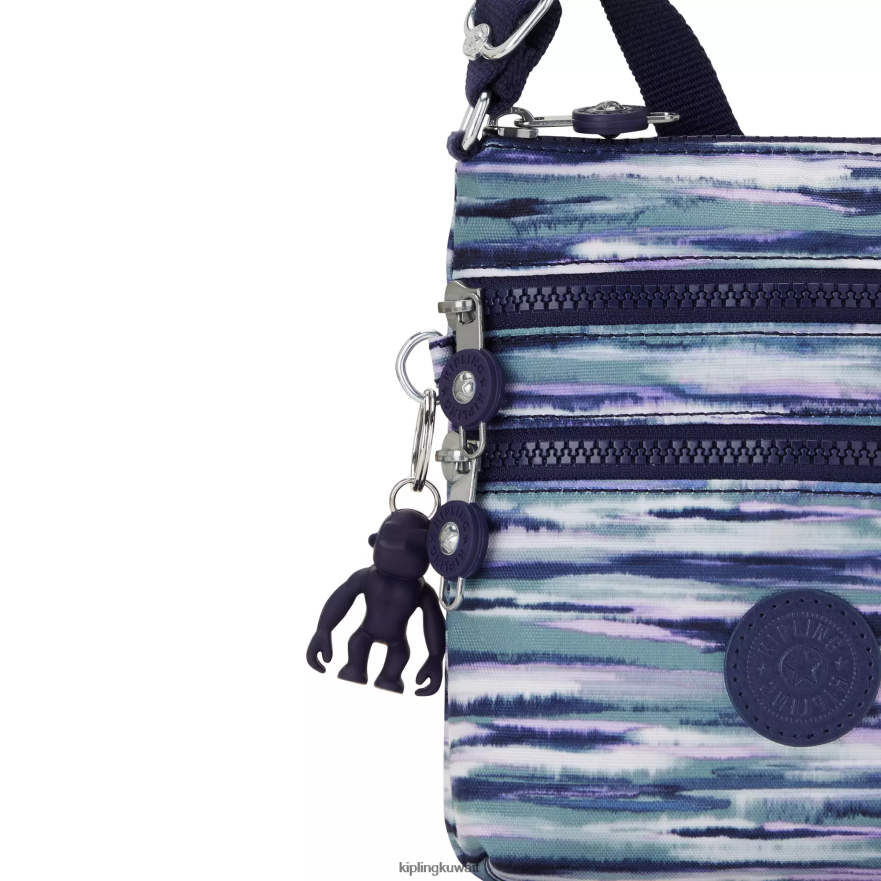Kipling حقيبة صغيرة مطبوعة صغيرة ألفار نحيف خطوط الفرشاة ZR2RH71 أكياس صغيرة