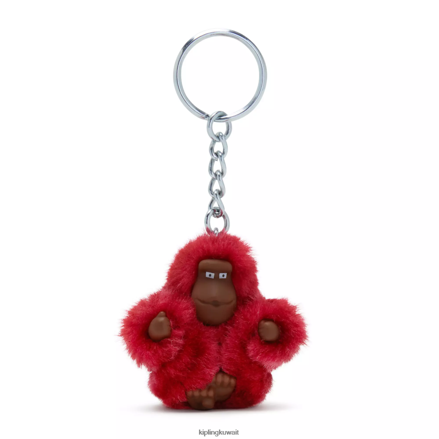 Kipling سفين سلسلة المفاتيح قرد صغير إضافي نحيف ملكي روبي ZR2RH723 سلاسل المفاتيح