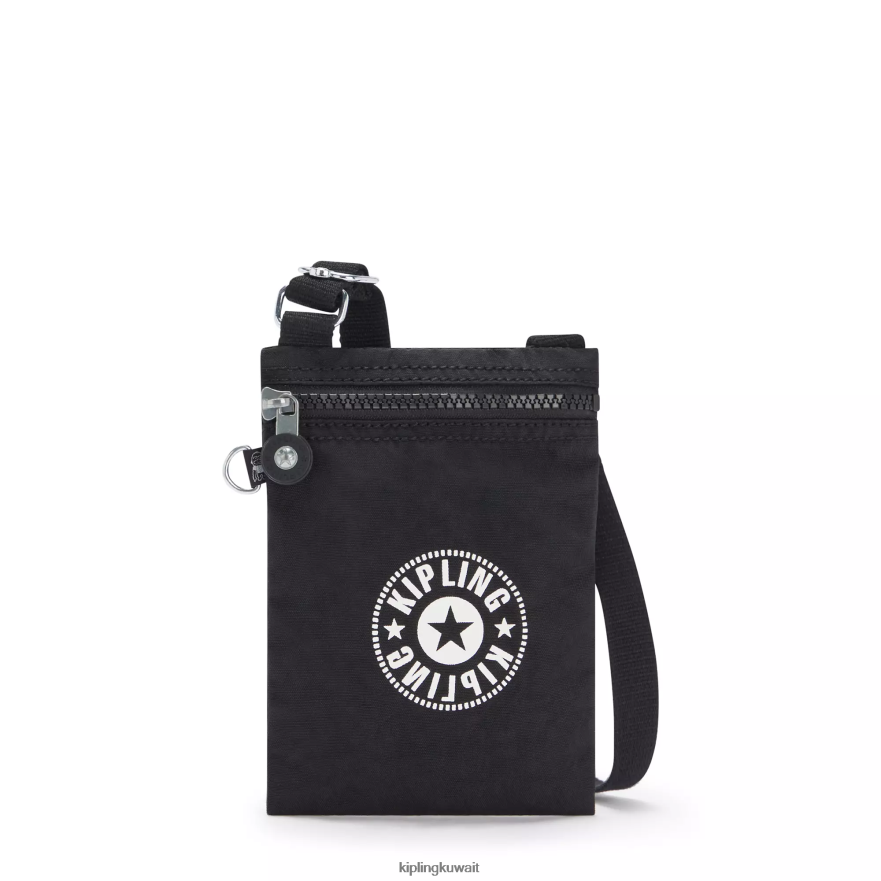 Kipling عافية لايت حقيبة كروس صغيرة نحيف بلاك لايت ZR2RH79 حقائب كروسبودي