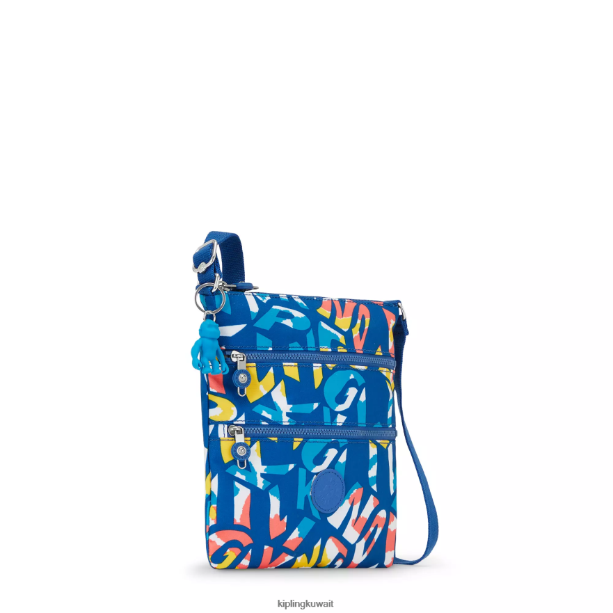 Kipling حقيبة كروس صغيرة بطبعات كيكو نحيف نيون ZR2RH7 أكياس صغيرة