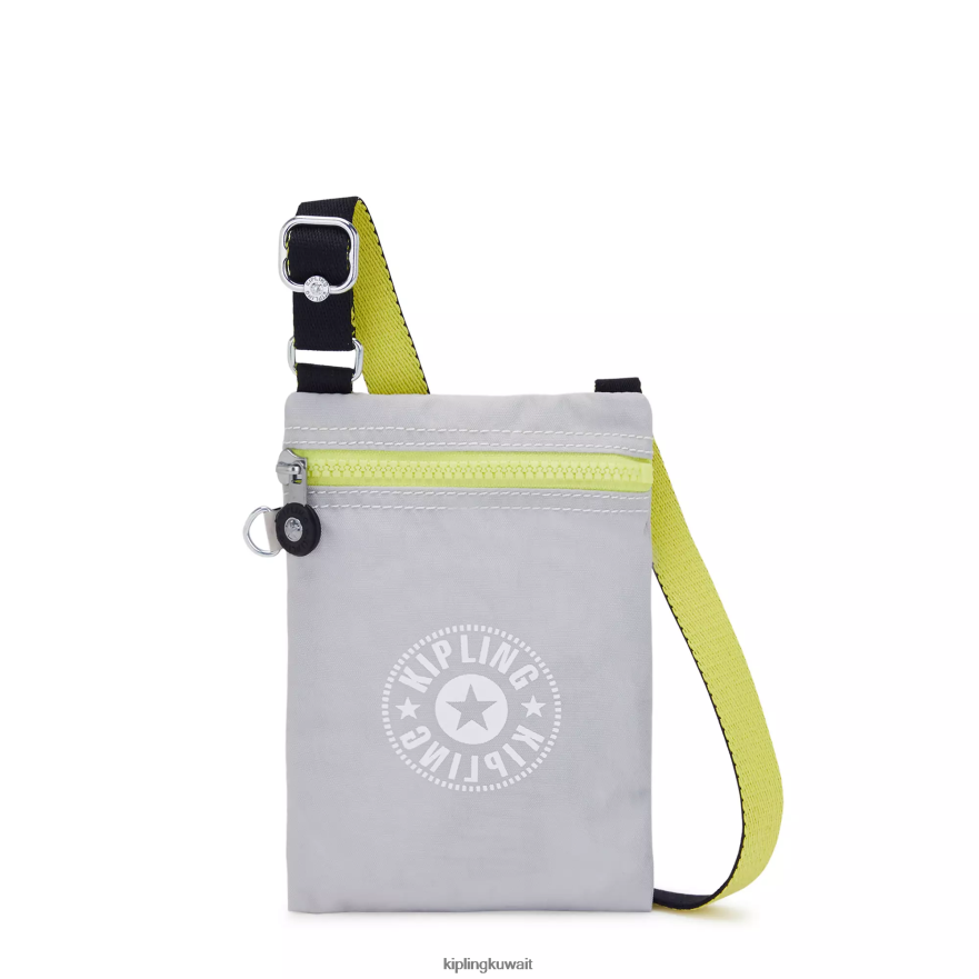 Kipling عافية لايت حقيبة كروس صغيرة نحيف رمادي الهواء ZR2RH80 حقائب كروسبودي