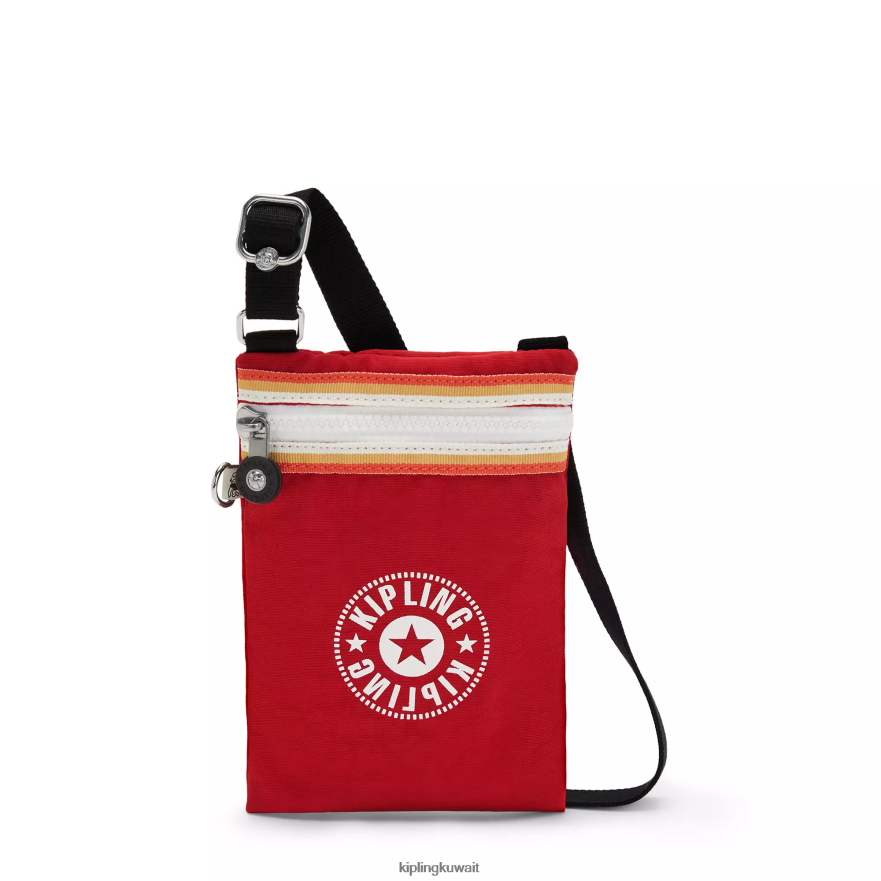 Kipling عافية لايت حقيبة كروس صغيرة نحيف أحمر شفتين ZR2RH82 حقائب كروسبودي