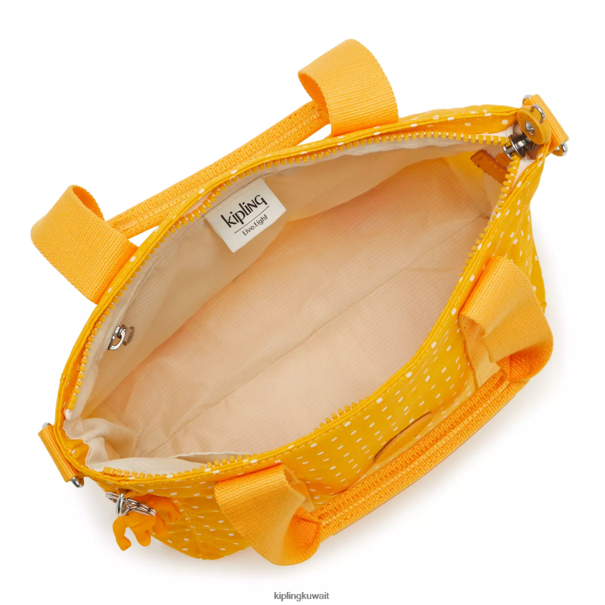 Kipling حقيبة عملية صغيرة مطبوعة نحيف لينة نقطة صفراء ZR2RH83 حمل الحقائب