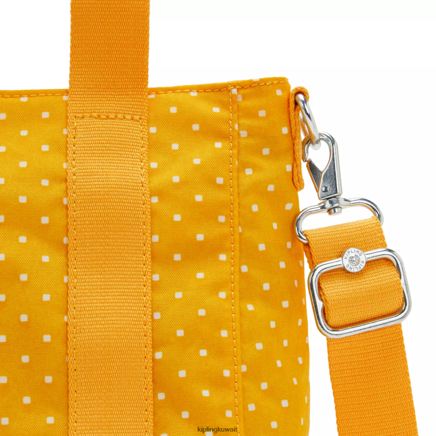 Kipling حقيبة عملية صغيرة مطبوعة نحيف لينة نقطة صفراء ZR2RH83 حمل الحقائب