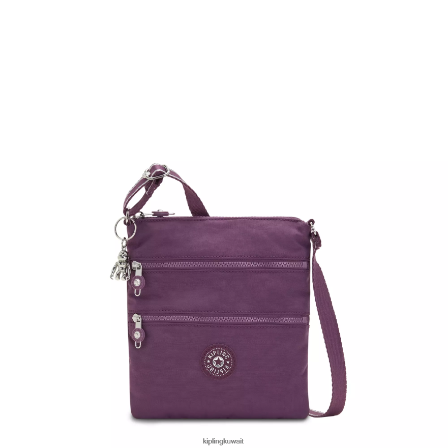Kipling حقيبة كروس صغيرة كيكو نحيف البرقوق اللانهائي ZR2RH88 أكياس صغيرة