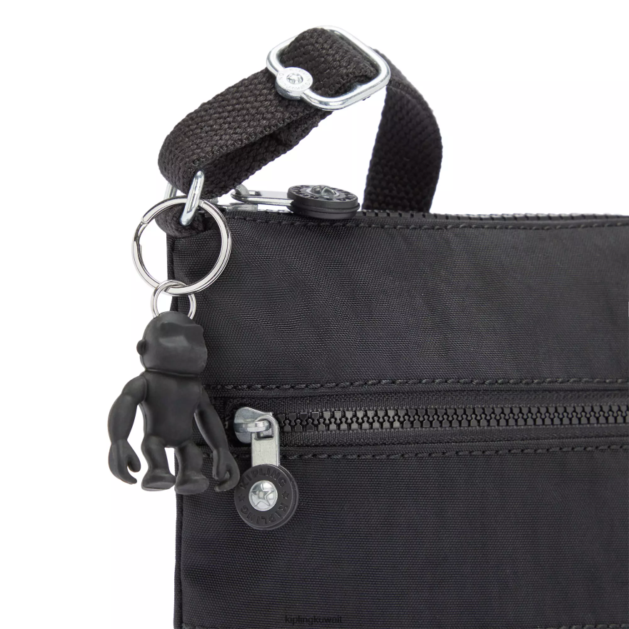 Kipling حقيبة كروس صغيرة كيكو نحيف نوير أسود ZR2RH90 أكياس صغيرة