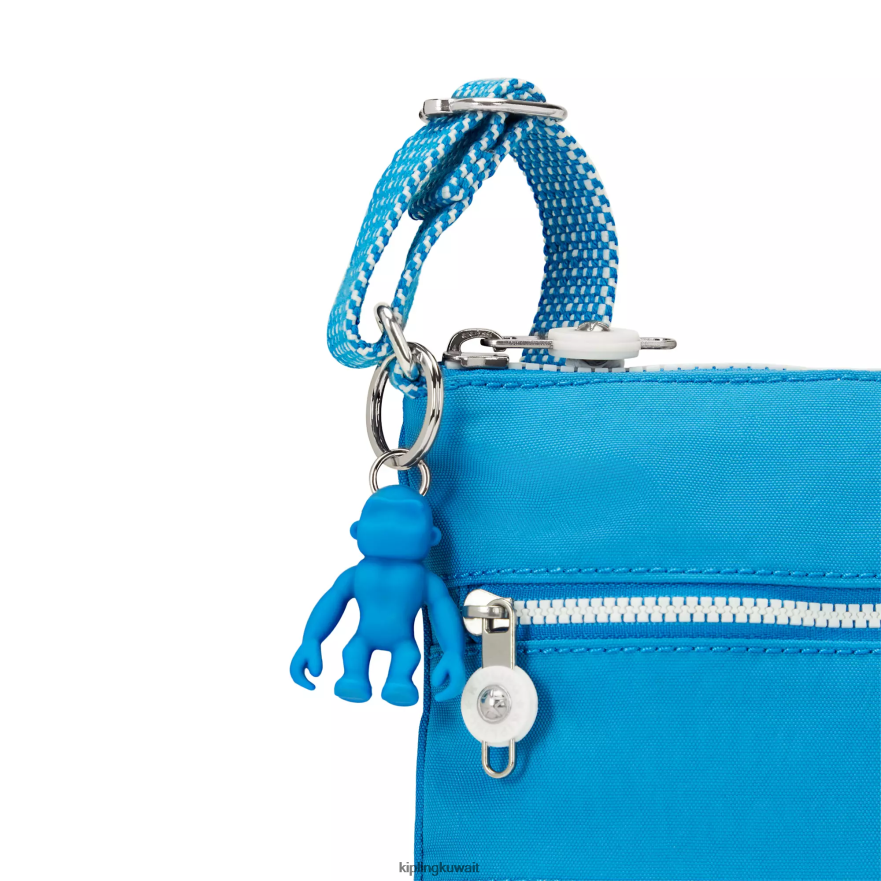 Kipling حقيبة كروس صغيرة كيكو نحيف حريصة الأزرق ZR2RH94 أكياس صغيرة
