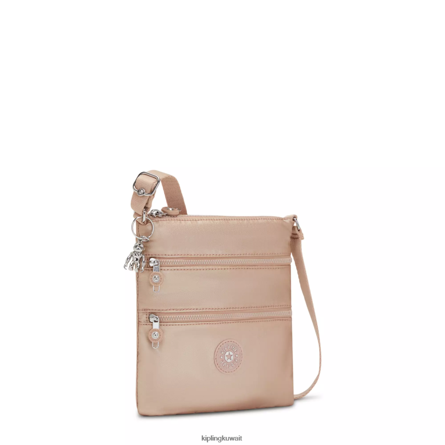 Kipling حقيبة كروس صغيرة كيكو ميتاليك نحيف سحر الذهب المعدني ZR2RH97 أكياس صغيرة