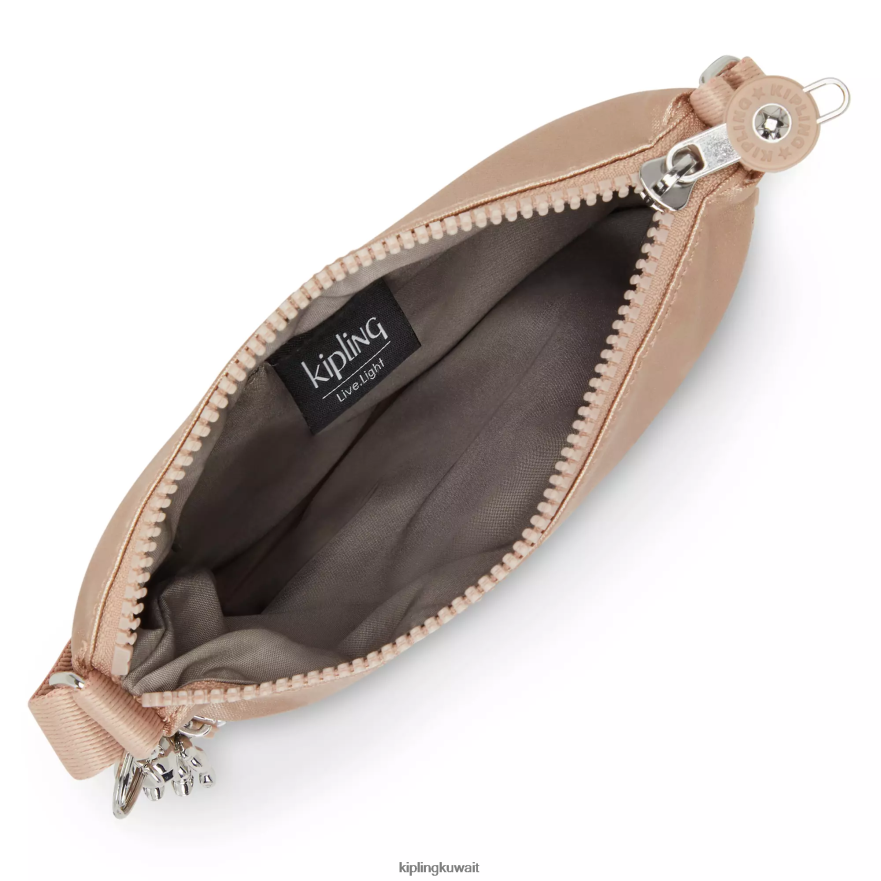 Kipling حقيبة كروس صغيرة كيكو ميتاليك نحيف سحر الذهب المعدني ZR2RH97 أكياس صغيرة