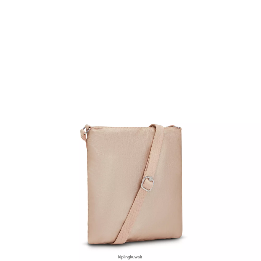 Kipling حقيبة كروس صغيرة كيكو ميتاليك نحيف سحر الذهب المعدني ZR2RH97 أكياس صغيرة