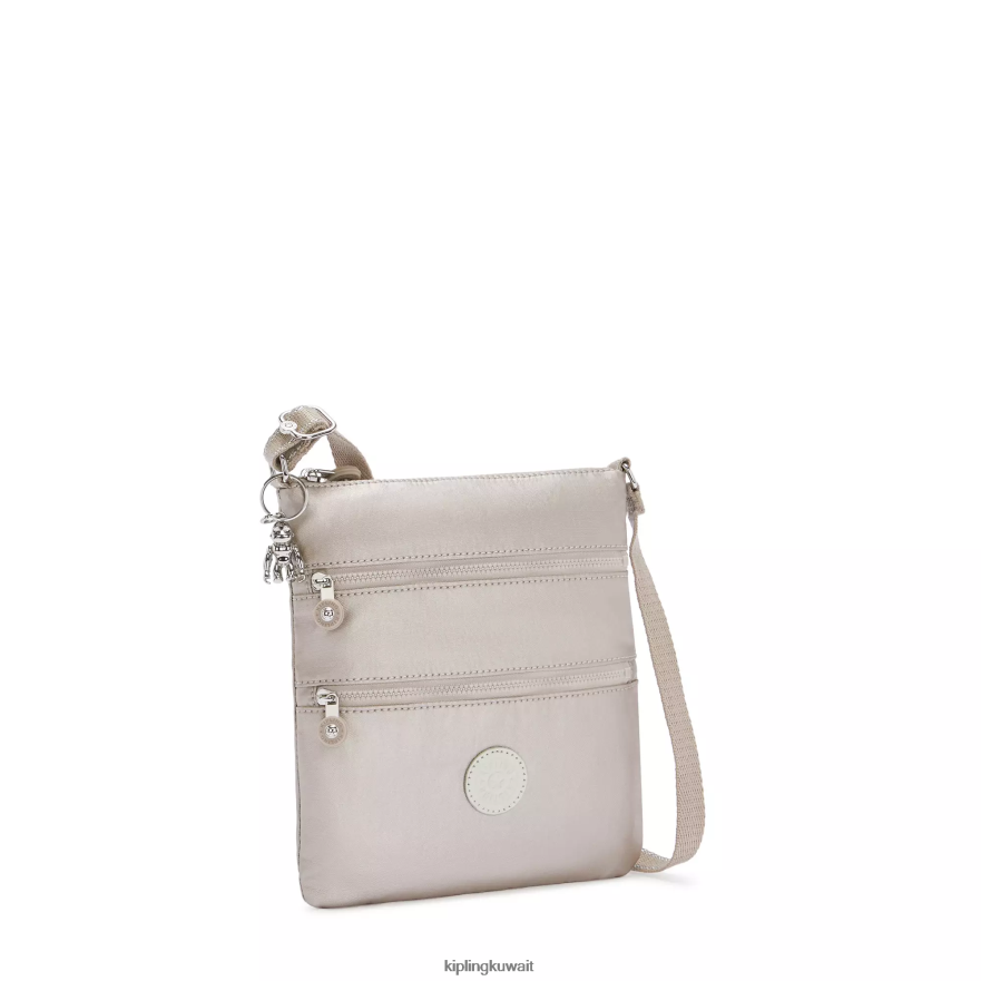 Kipling حقيبة كروس صغيرة كيكو ميتاليك نحيف توهج معدني ZR2RH98 أكياس صغيرة