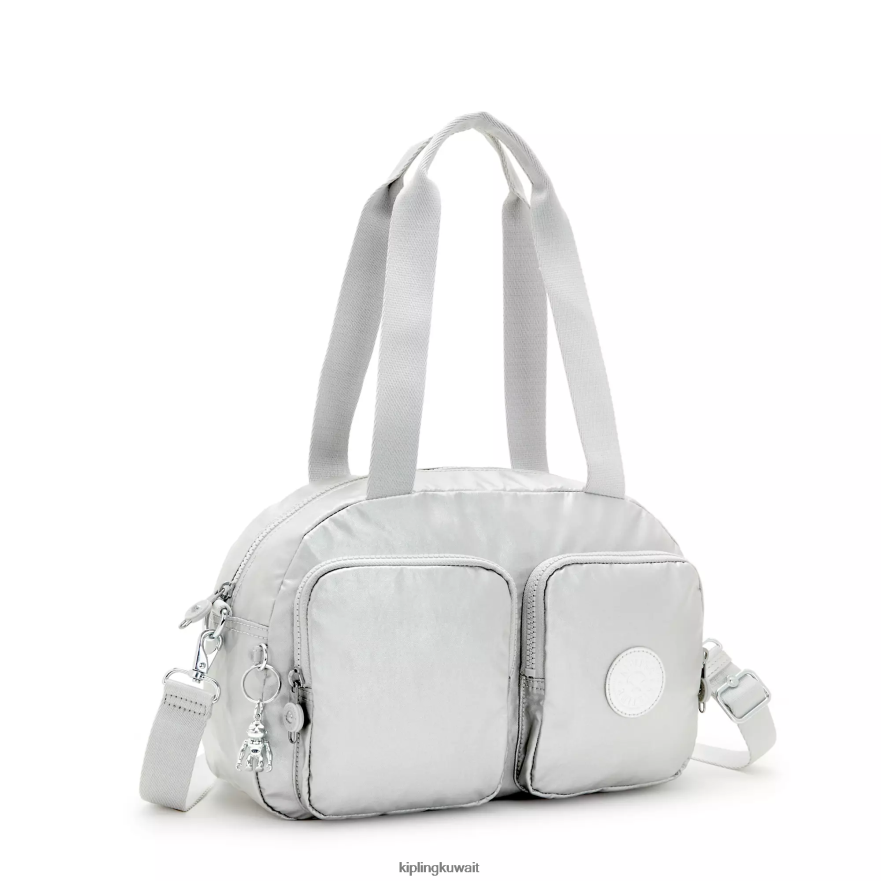 Kipling حقيبة كتف معدنية باردة defea نحيف لامع لامع ZR2RH206 حقائب الكتف