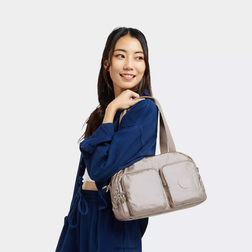 Kipling حقيبة كتف معدنية باردة defea نحيف توهج معدني ZR2RH207 حقائب الكتف