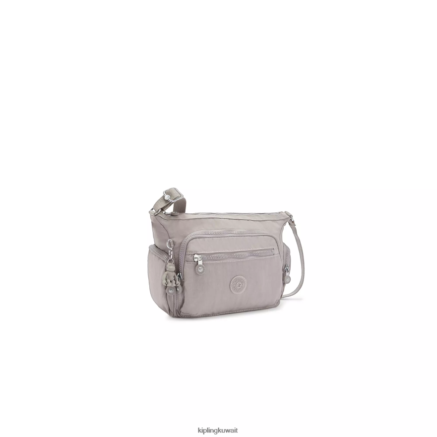 Kipling حقيبة كروس صغيرة من gabbie نحيف رمادي جريس ZR2RH158 حقائب كروسبودي