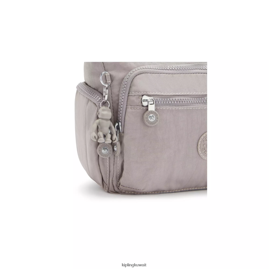 Kipling حقيبة كروس صغيرة من gabbie نحيف رمادي جريس ZR2RH158 حقائب كروسبودي