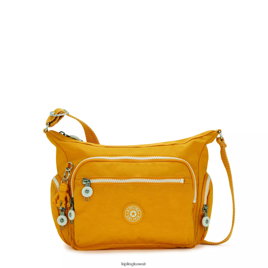 Kipling حقيبة كروس صغيرة من gabbie نحيف أصفر سريع ZR2RH159 حقائب كروسبودي
