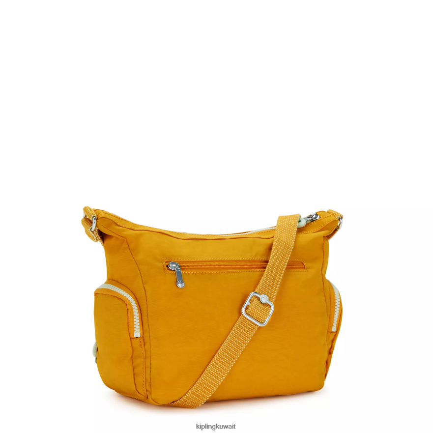 Kipling حقيبة كروس صغيرة من gabbie نحيف أصفر سريع ZR2RH159 حقائب كروسبودي