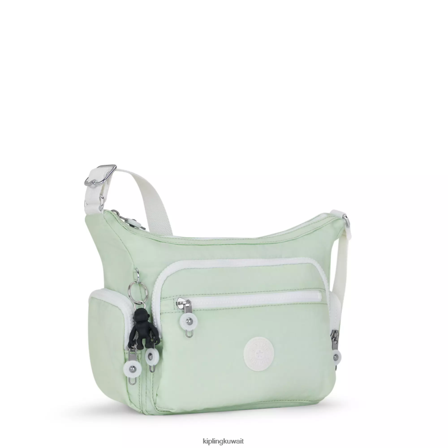Kipling حقيبة كروس صغيرة من gabbie نحيف متجدد الهواء الأخضر ZR2RH162 حقائب كروسبودي