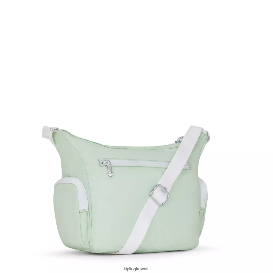 Kipling حقيبة كروس صغيرة من gabbie نحيف متجدد الهواء الأخضر ZR2RH162 حقائب كروسبودي