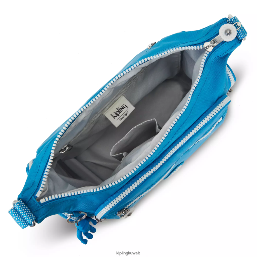 Kipling حقيبة كروس صغيرة من gabbie نحيف حريصة الأزرق ZR2RH163 حقائب كروسبودي
