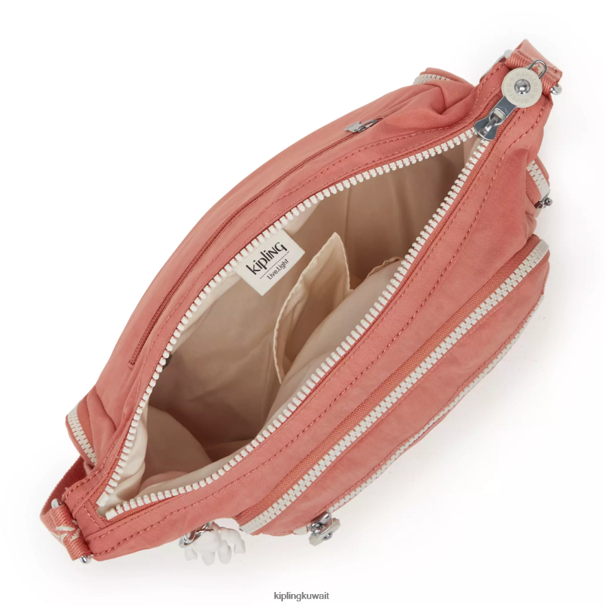 Kipling حقيبة كروس صغيرة من gabbie نحيف خمر الوردي ZR2RH165 حقائب كروسبودي