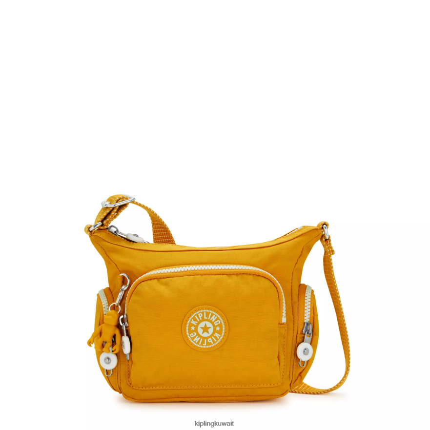 Kipling حقيبة كروس صغيرة من gabbie نحيف أصفر سريع ZR2RH18 حقائب كروسبودي