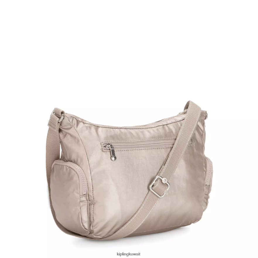 Kipling حقيبة كروس صغيرة معدنية من gabbie نحيف توهج معدني ZR2RH186 حقائب كروسبودي