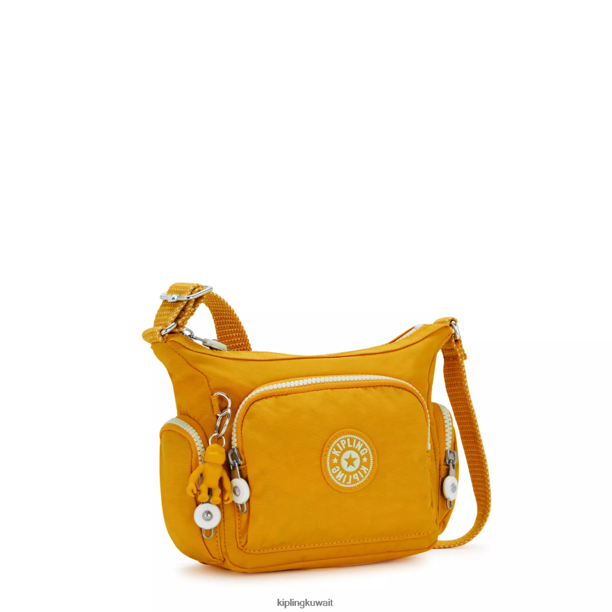 Kipling حقيبة كروس صغيرة من gabbie نحيف أصفر سريع ZR2RH18 حقائب كروسبودي