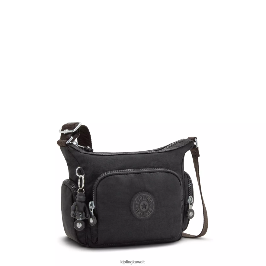 Kipling حقيبة كروس صغيرة من gabbie نحيف نوير أسود ZR2RH19 حقائب كروسبودي