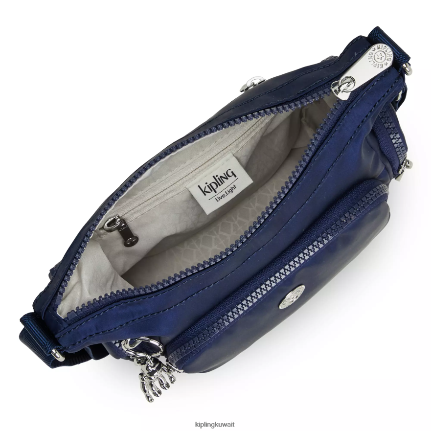 Kipling حقيبة كروس صغيرة من gabbie نحيف الأزرق الكوني ZR2RH201 حقائب كروسبودي