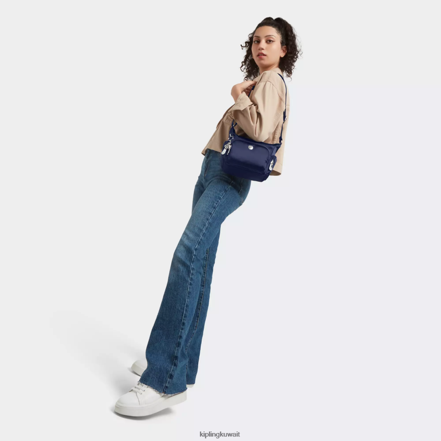 Kipling حقيبة كروس صغيرة من gabbie نحيف الأزرق الكوني ZR2RH201 حقائب كروسبودي