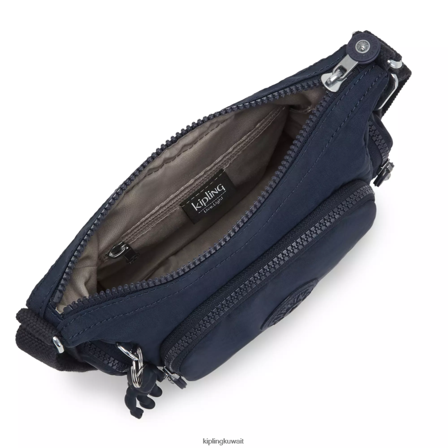 Kipling حقيبة كروس صغيرة من gabbie نحيف بلو بلو ZR2RH20 حقائب كروسبودي