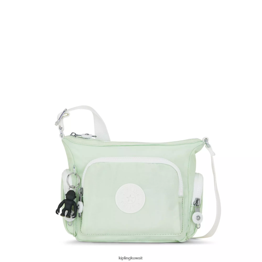 Kipling حقيبة كروس صغيرة من gabbie نحيف متجدد الهواء الأخضر ZR2RH21 حقائب كروسبودي