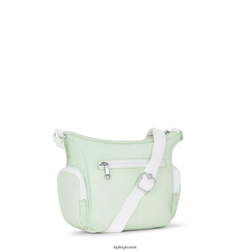 Kipling حقيبة كروس صغيرة من gabbie نحيف متجدد الهواء الأخضر ZR2RH21 حقائب كروسبودي