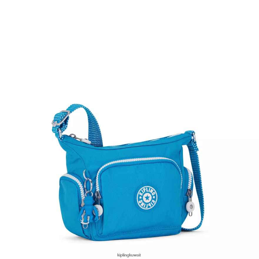 Kipling حقيبة كروس صغيرة من gabbie نحيف حريصة الأزرق ZR2RH22 حقائب كروسبودي