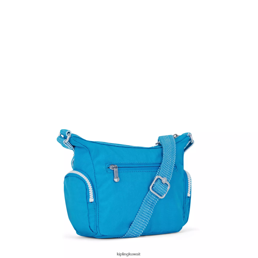 Kipling حقيبة كروس صغيرة من gabbie نحيف حريصة الأزرق ZR2RH22 حقائب كروسبودي