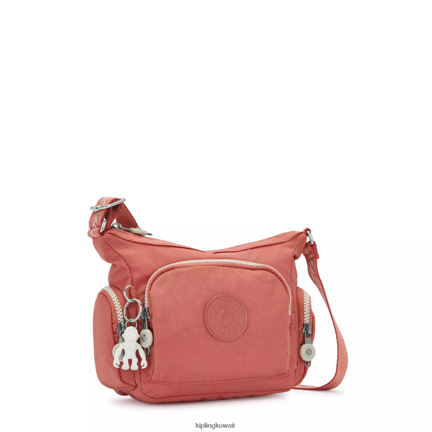 Kipling حقيبة كروس صغيرة من gabbie نحيف خمر الوردي ZR2RH23 حقائب كروسبودي