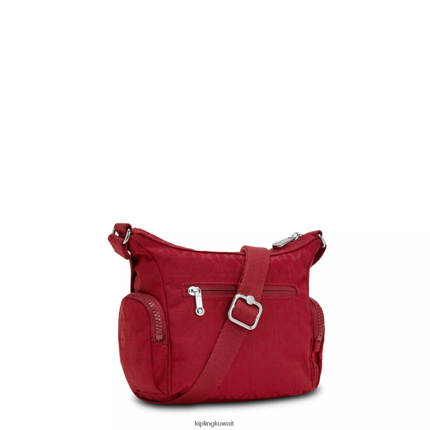 Kipling حقيبة كروس صغيرة من gabbie نحيف التوقيع الأحمر ZR2RH73 حقائب كروسبودي