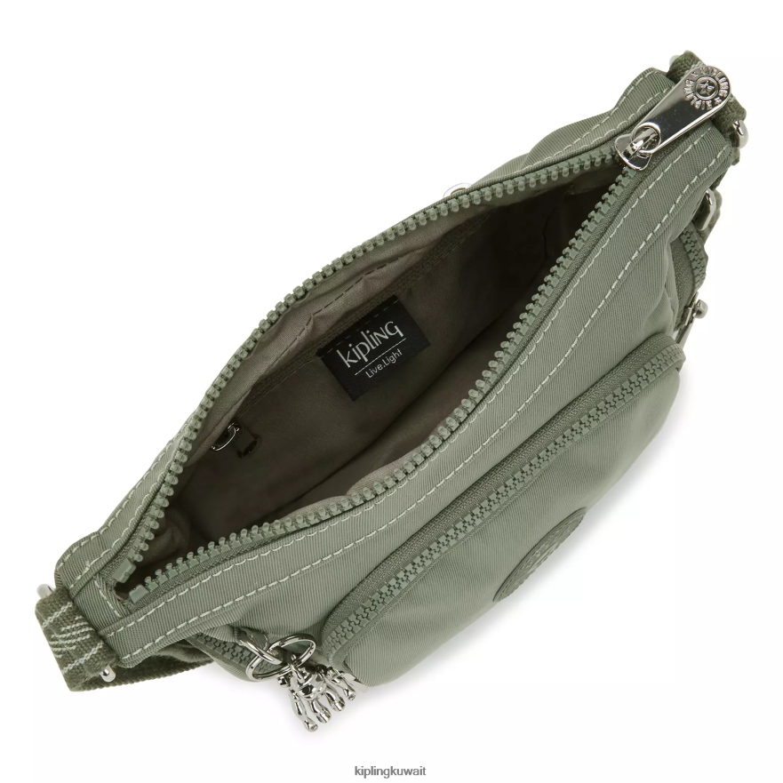 Kipling حقيبة كروس صغيرة من gabbie نحيف الأعشاب البحرية الداكنة ZR2RH74 حقائب كروسبودي