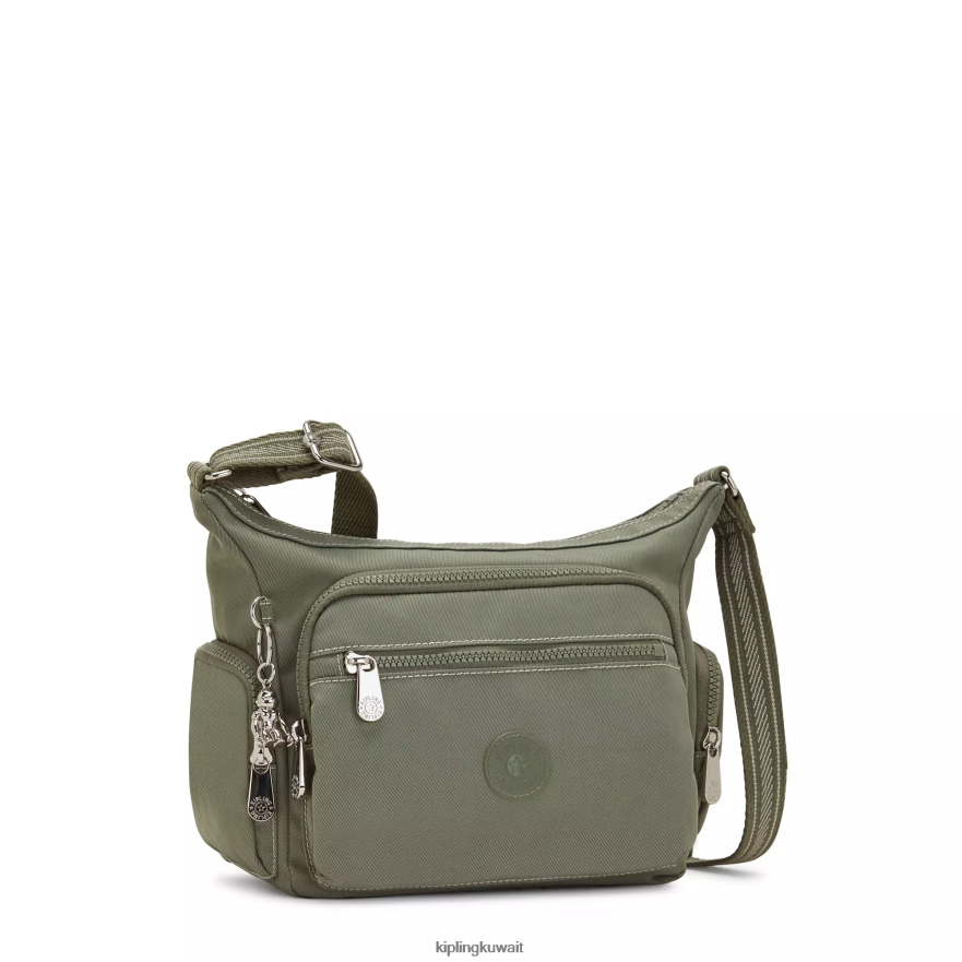 Kipling حقيبة كروس صغيرة من gabbie نحيف الأعشاب البحرية الداكنة ZR2RH75 حقائب كروسبودي