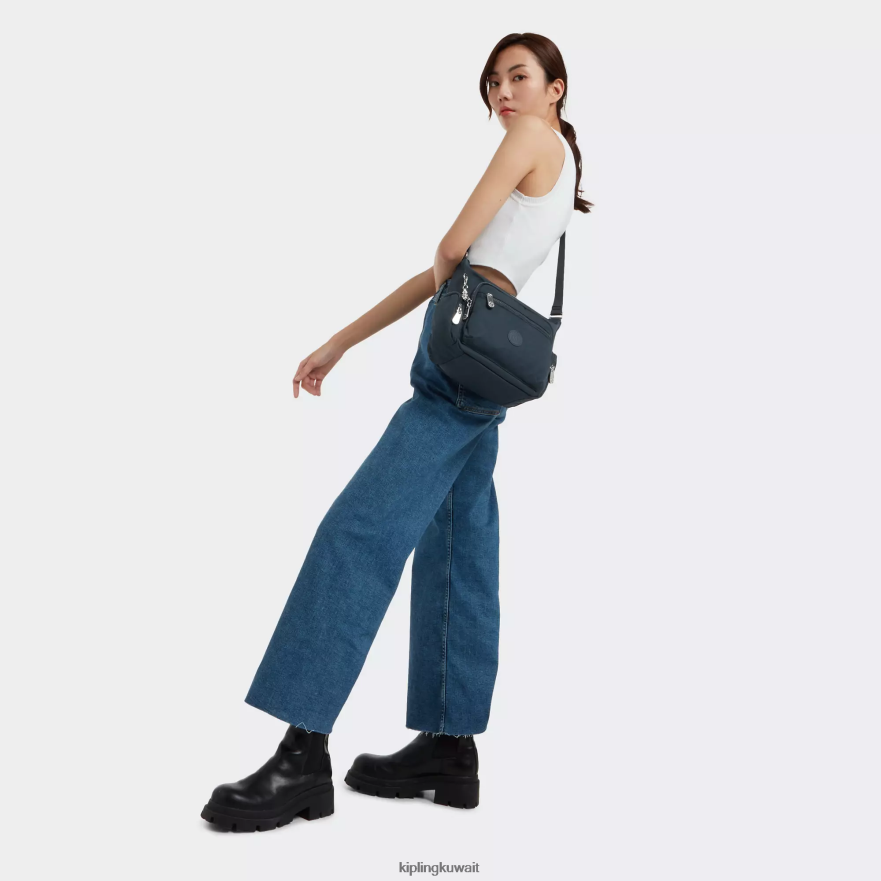 Kipling حقيبة كروس صغيرة من gabbie نحيف أزرق غني ZR2RH76 حقائب كروسبودي