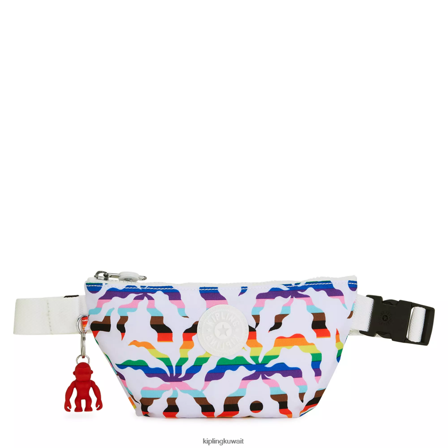 Kipling حزمة الخصر المطبوعة gizi نحيف النخيل قوس قزح ZR2RH37 حزمة الخصر