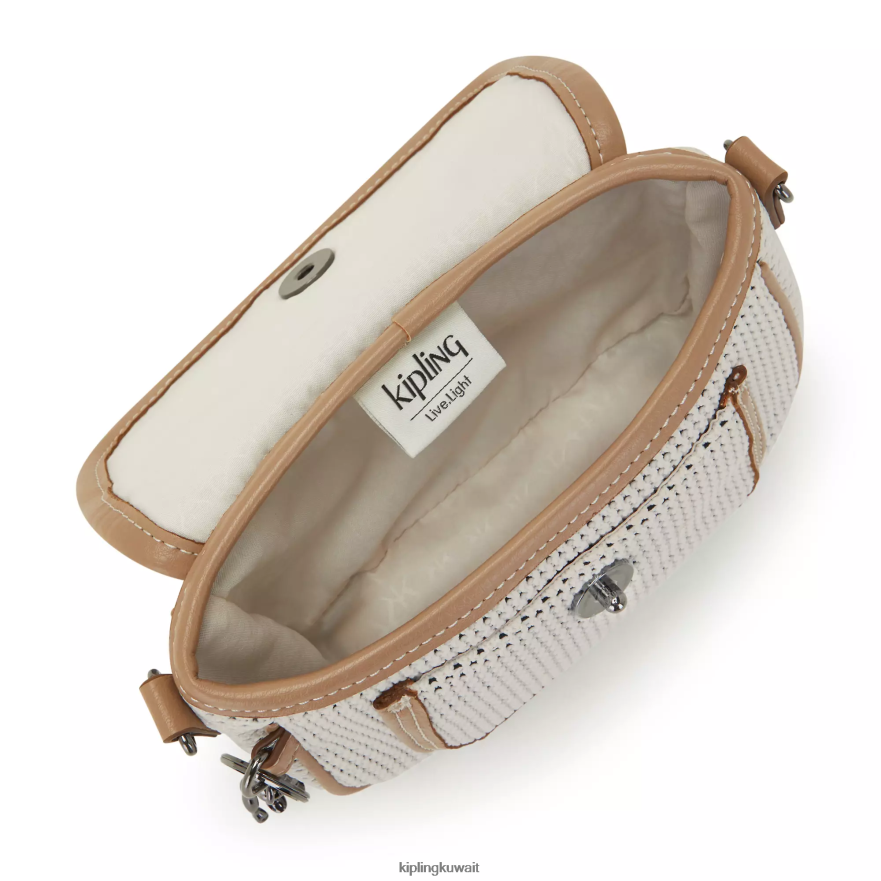 Kipling حقيبة كروس صغيرة inaki نحيف متواضع البيج ZR2RH60 حقائب كروسبودي