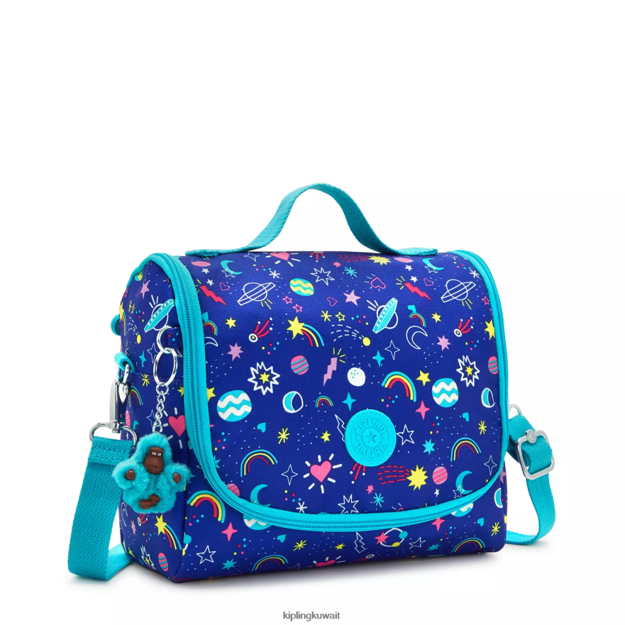 Kipling حقيبة غداء مطبوعة جديدة kichirou نحيف حيل المجرة ZR2RH635 أكياس الغداء