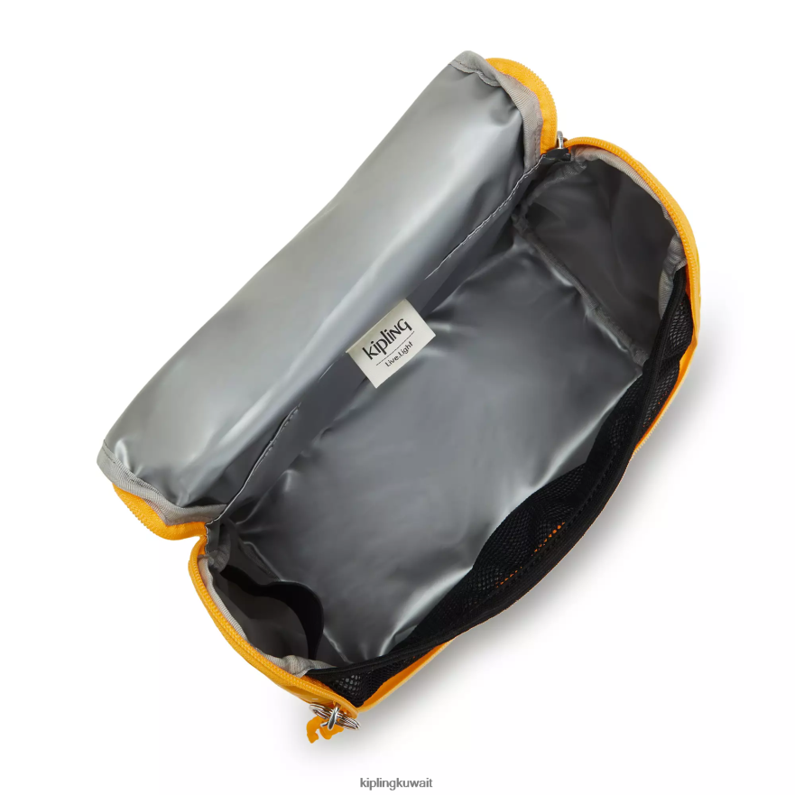 Kipling حقيبة غداء مطبوعة جديدة kichirou نحيف لينة نقطة صفراء ZR2RH637 أكياس الغداء