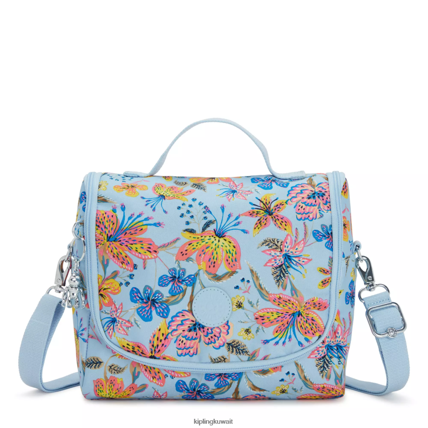 Kipling حقيبة غداء مطبوعة جديدة kichirou نحيف الزهور البرية ZR2RH641 أكياس الغداء